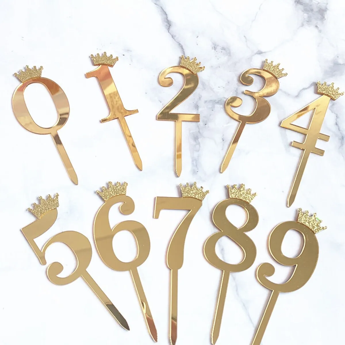 1pc One First Birthday Party Hats 1st 2nd 3rd Crown Birthday Hats Number One Party Decors Kids Accessories Newborn Child