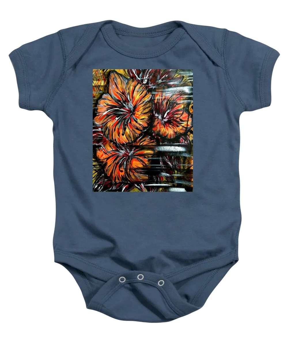 Abstract Lillies - Baby Onesie
