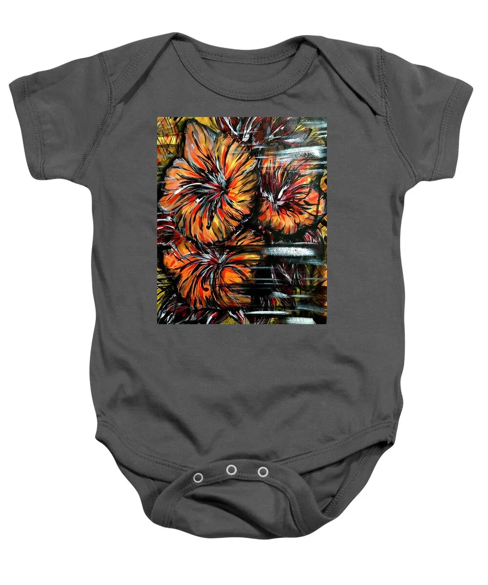 Abstract Lillies - Baby Onesie
