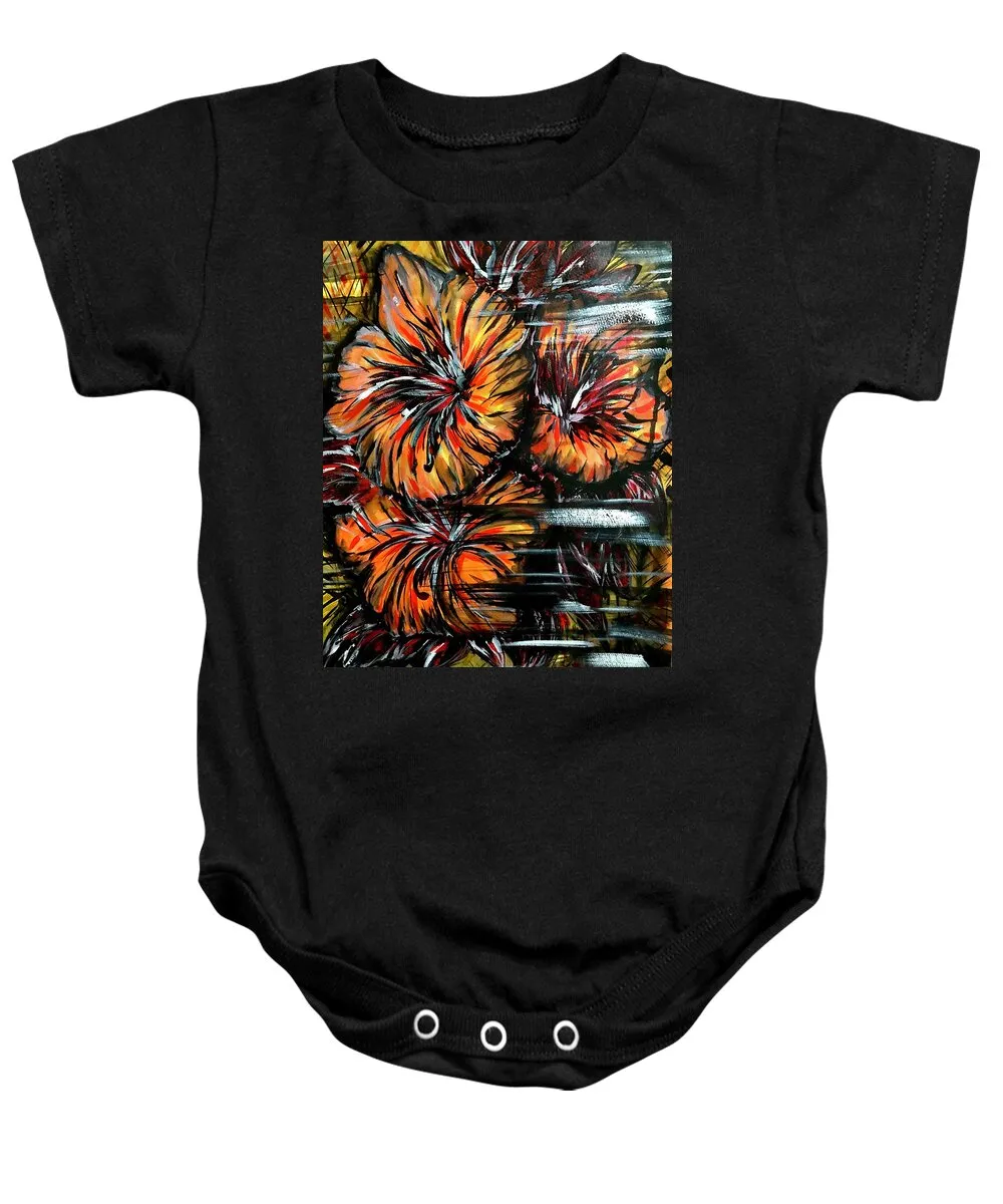 Abstract Lillies - Baby Onesie