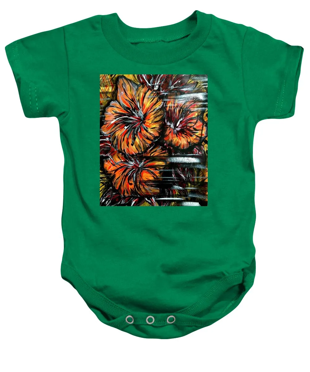 Abstract Lillies - Baby Onesie