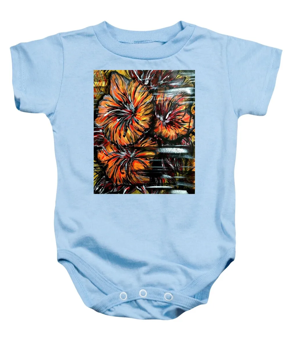 Abstract Lillies - Baby Onesie