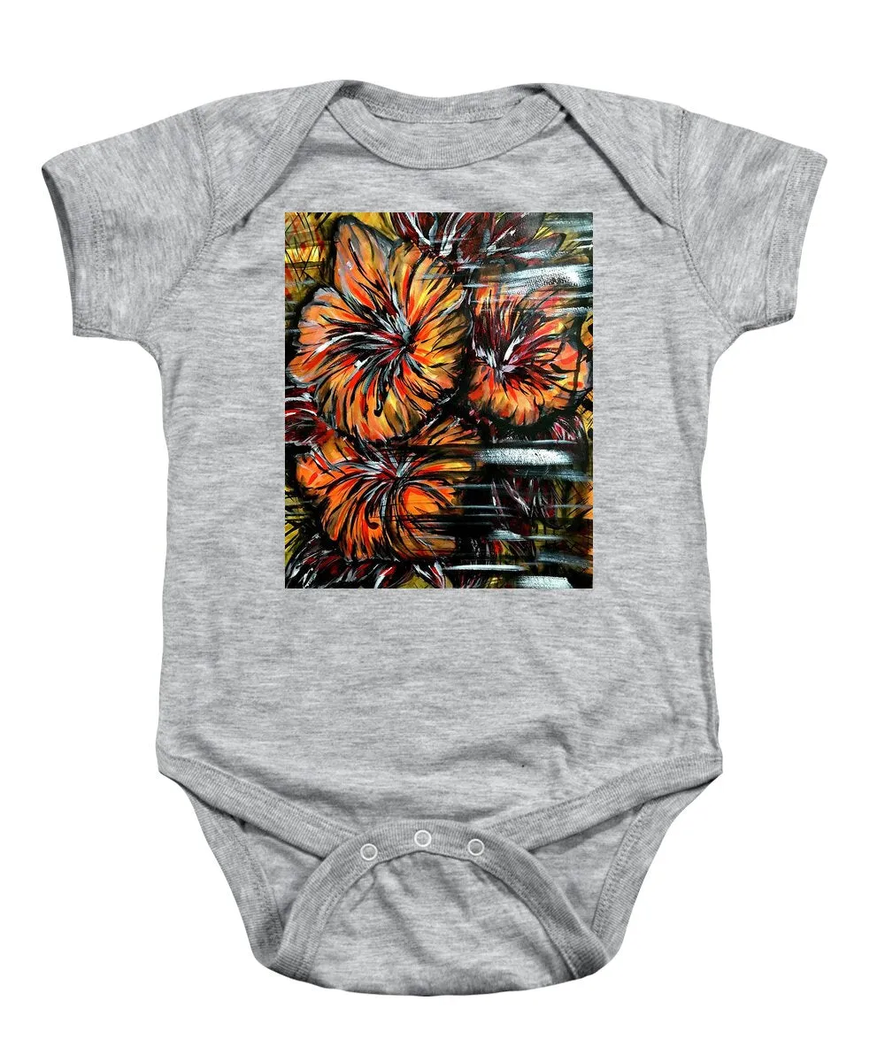 Abstract Lillies - Baby Onesie