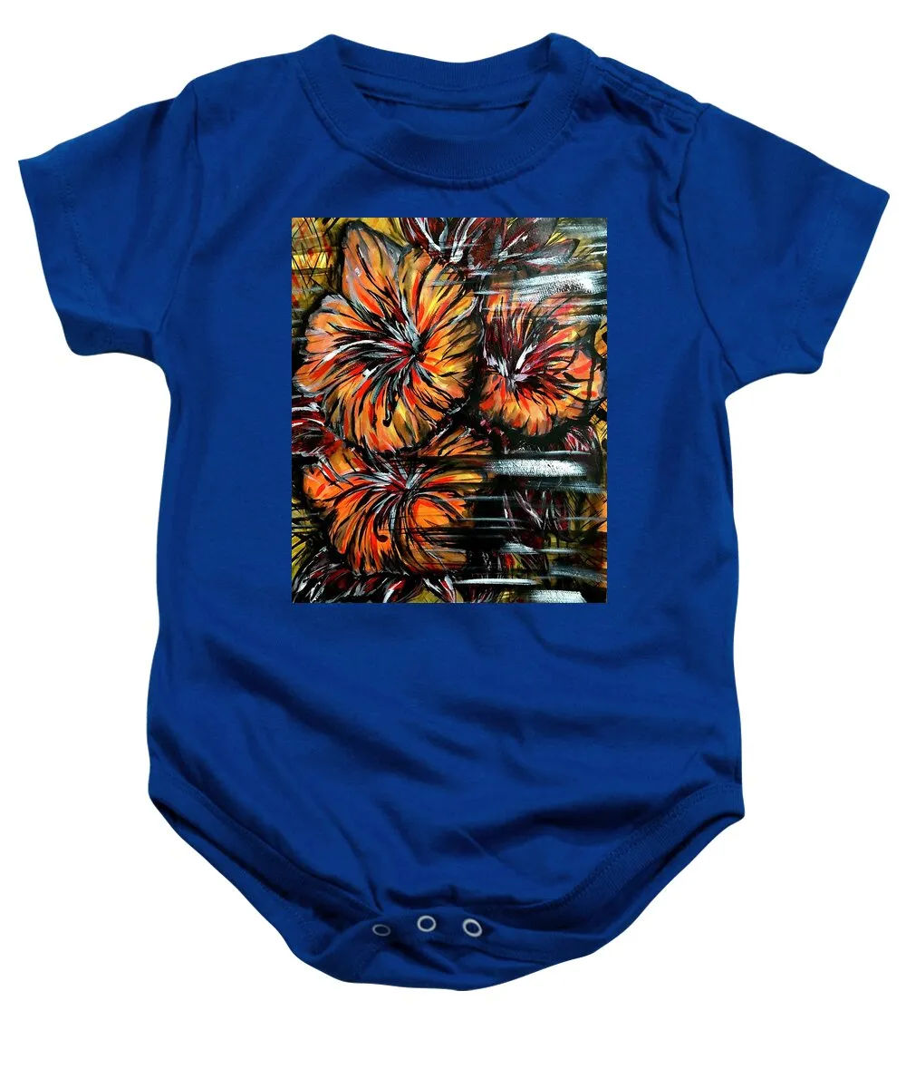 Abstract Lillies - Baby Onesie