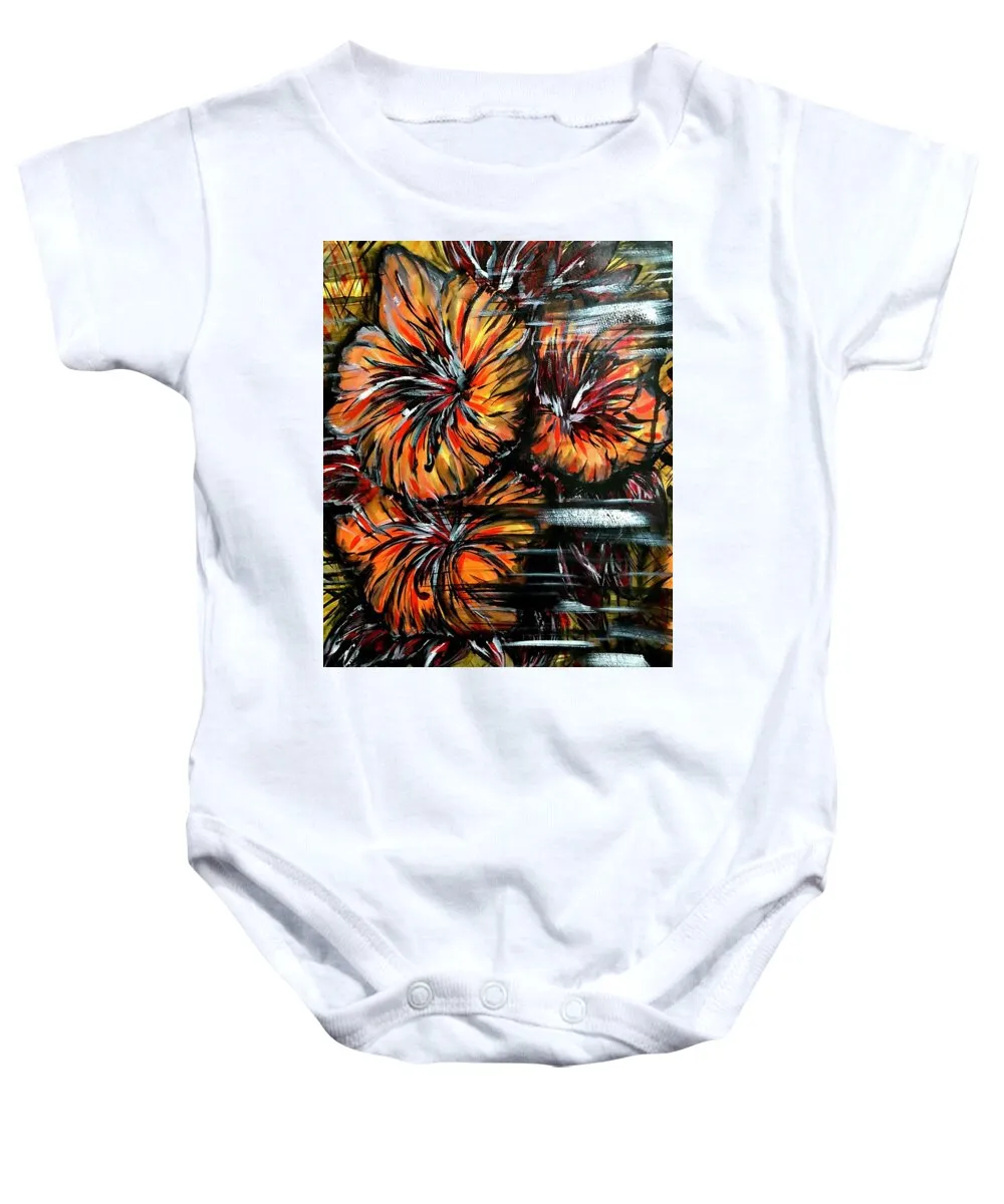 Abstract Lillies - Baby Onesie