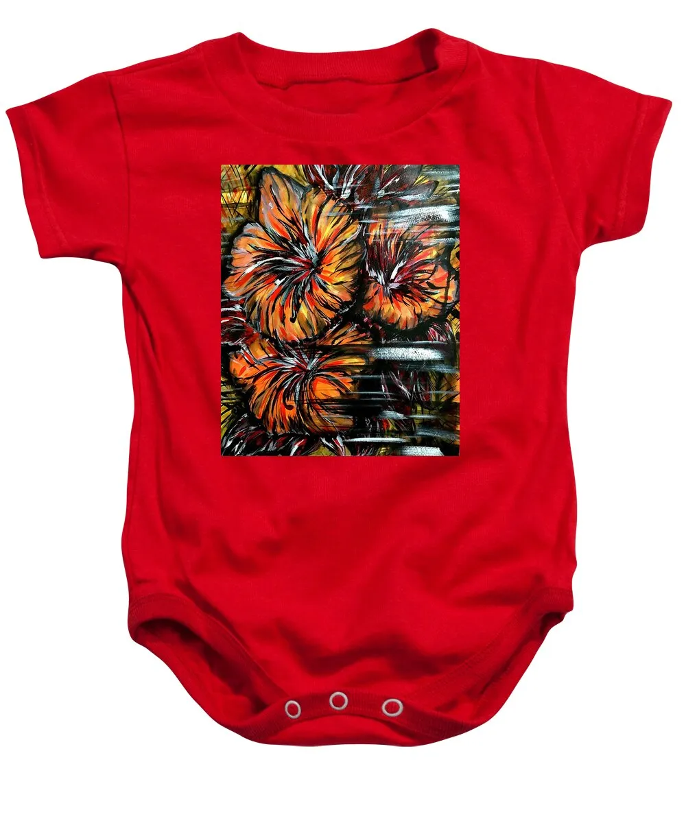 Abstract Lillies - Baby Onesie