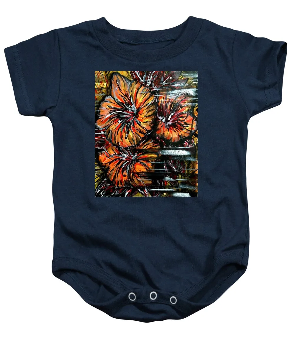 Abstract Lillies - Baby Onesie