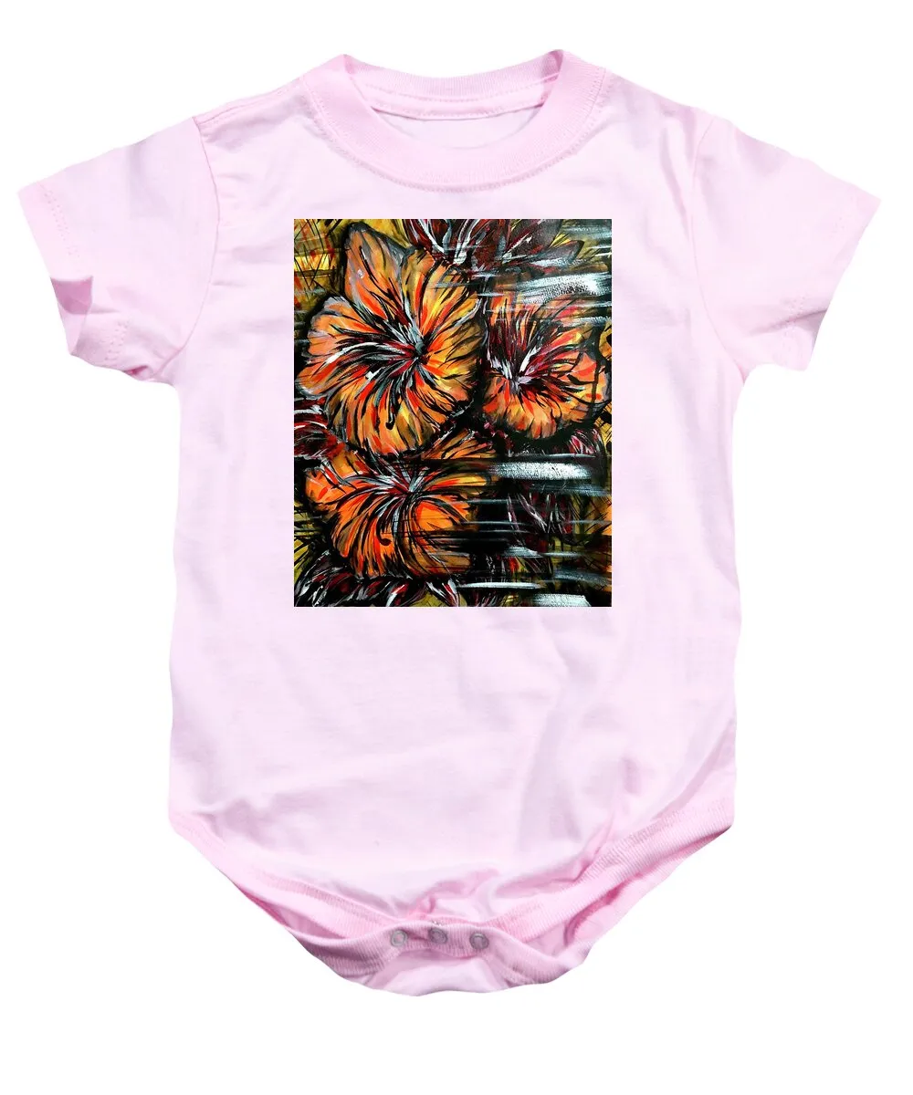 Abstract Lillies - Baby Onesie