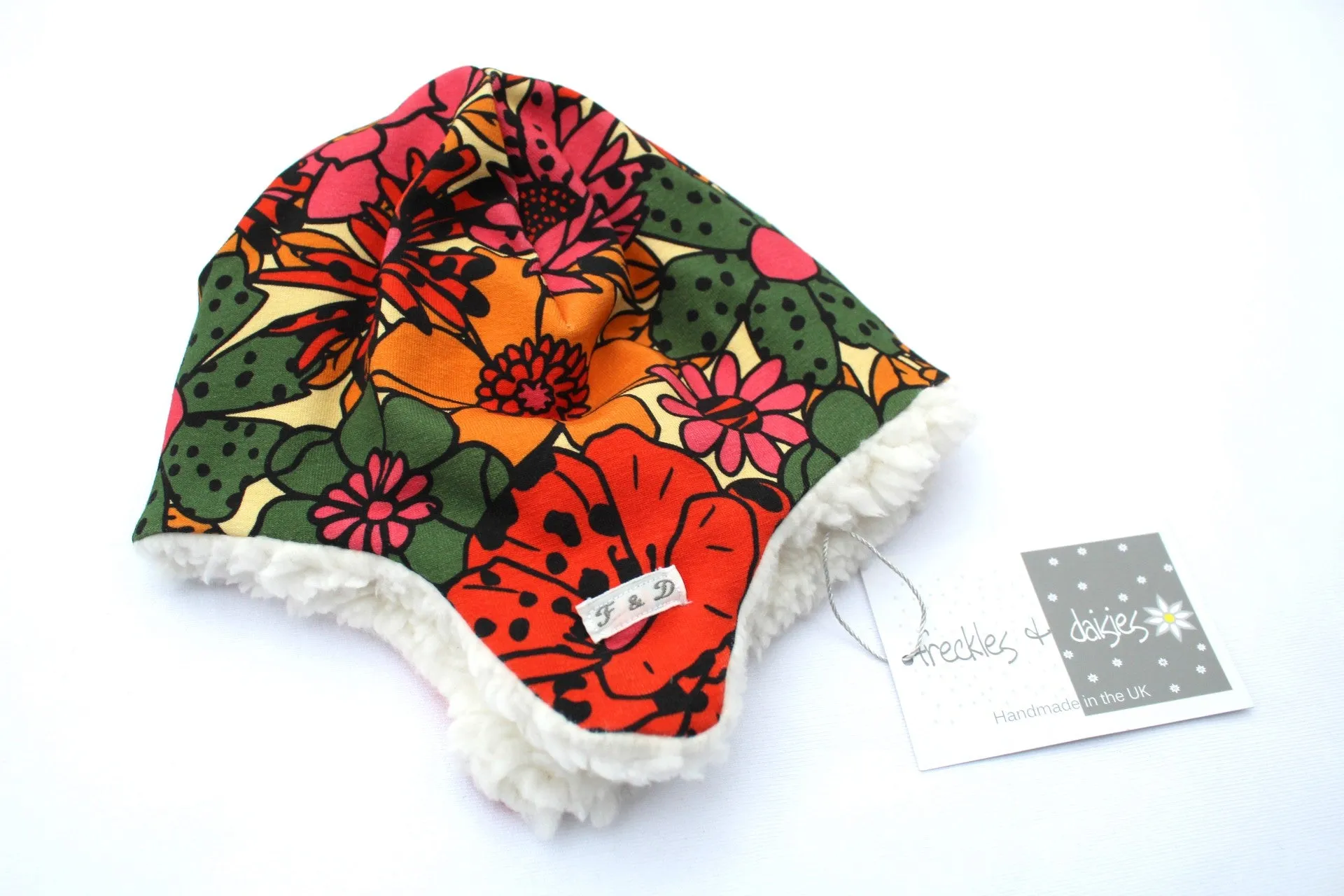 Autumn Bloom Trapper Hat