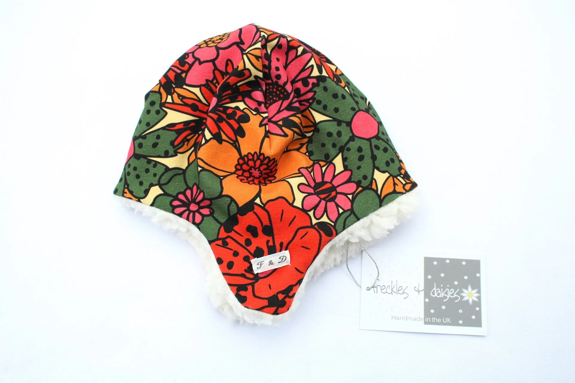 Autumn Bloom Trapper Hat