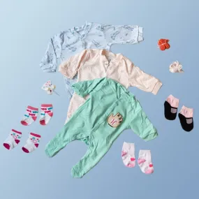 Baby Baseball Glove Print Romper Set - (Pack of 10)