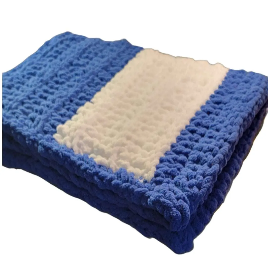 Baby Blanket and Lap Blanket Bright Colors