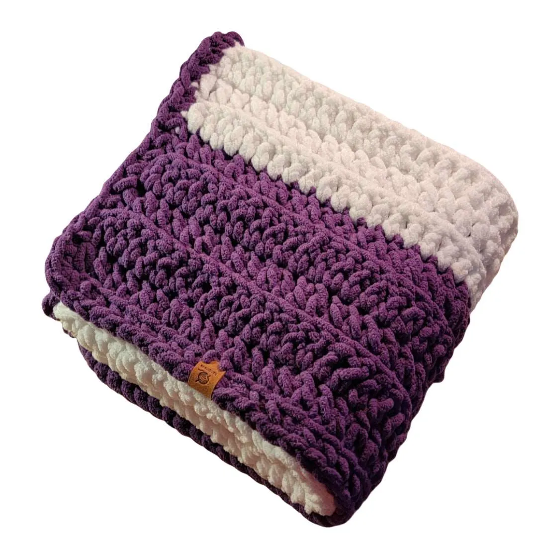 Baby Blanket and Lap Blanket Bright Colors