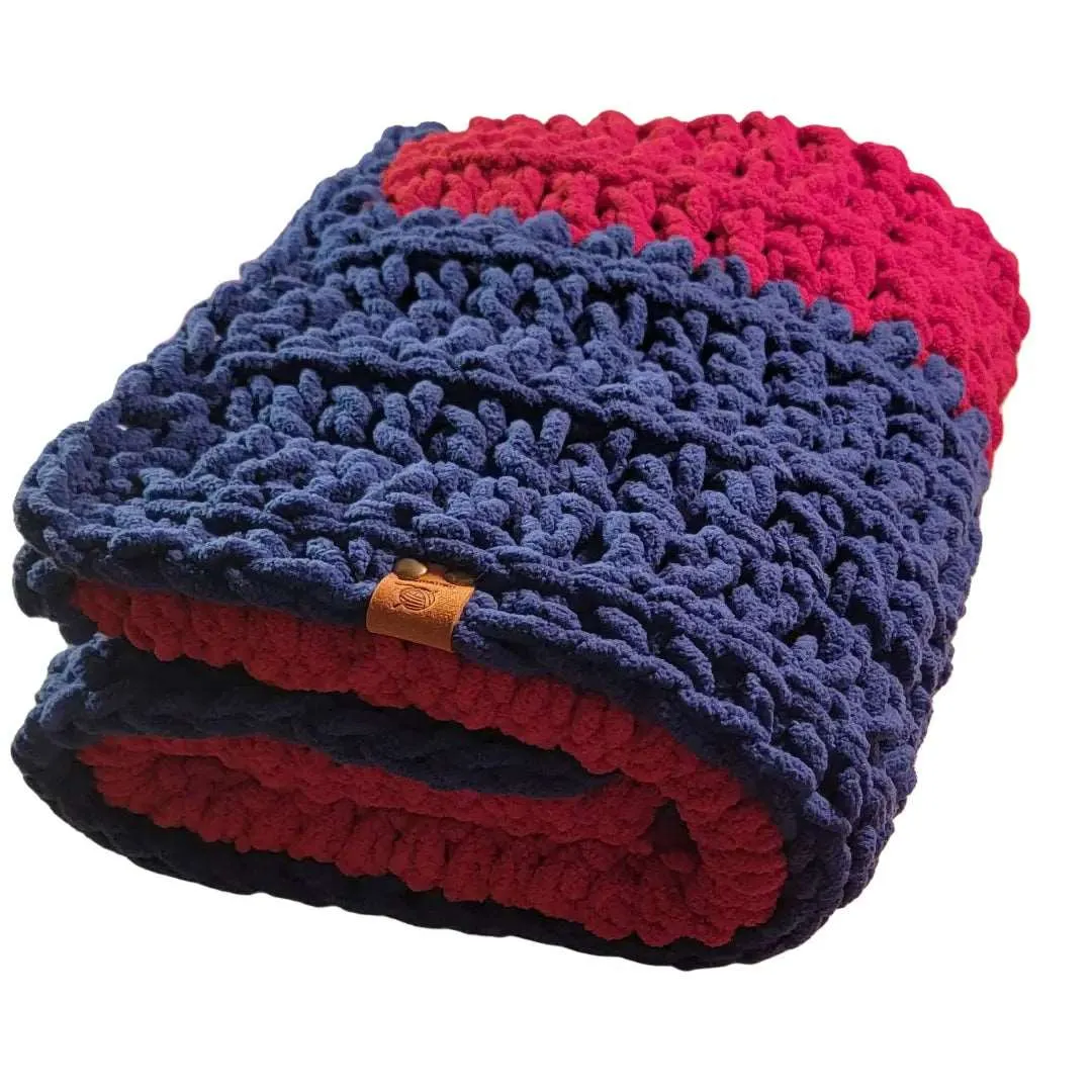 Baby Blanket and Lap Blanket Bright Colors