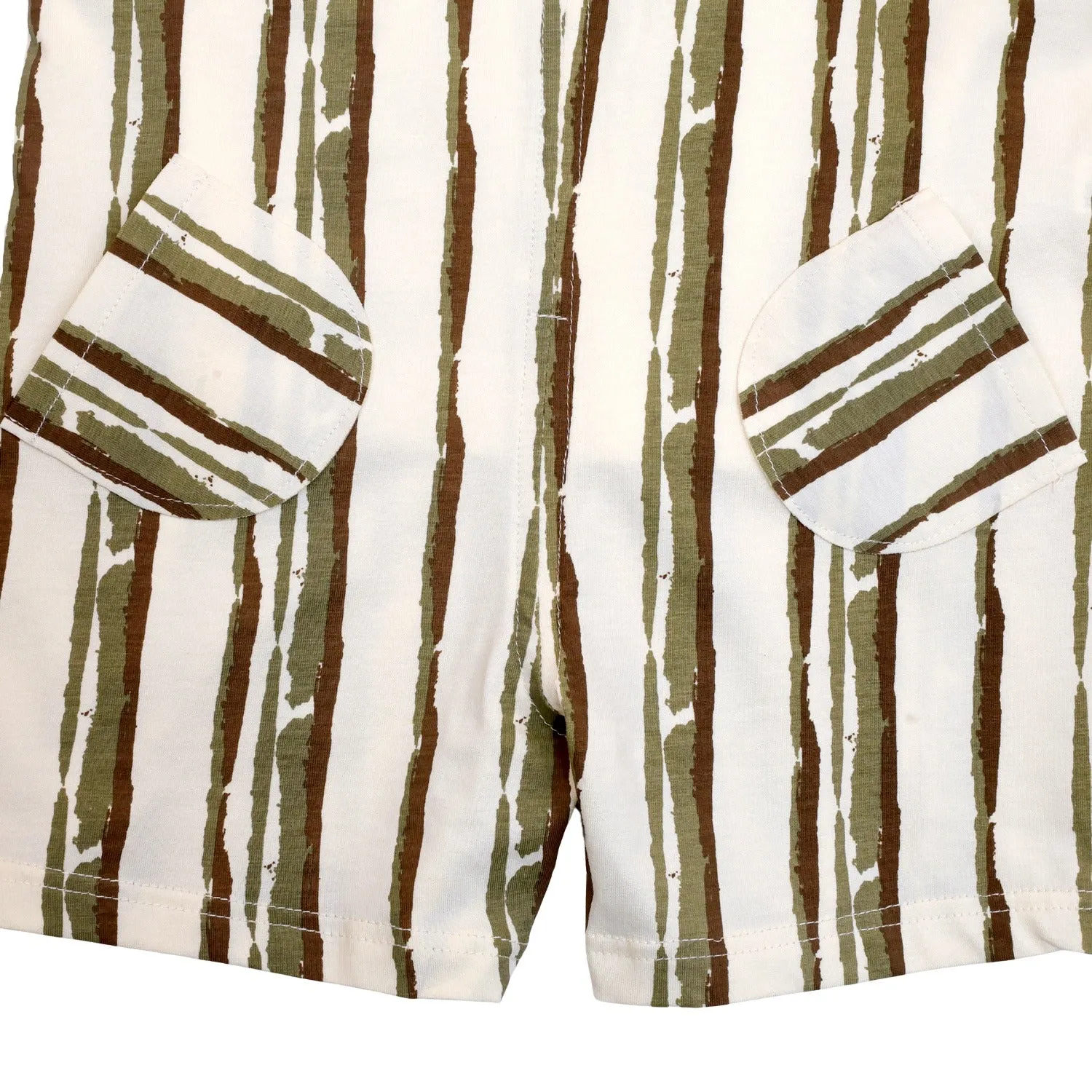 Baby Galis Suit with Striped Print