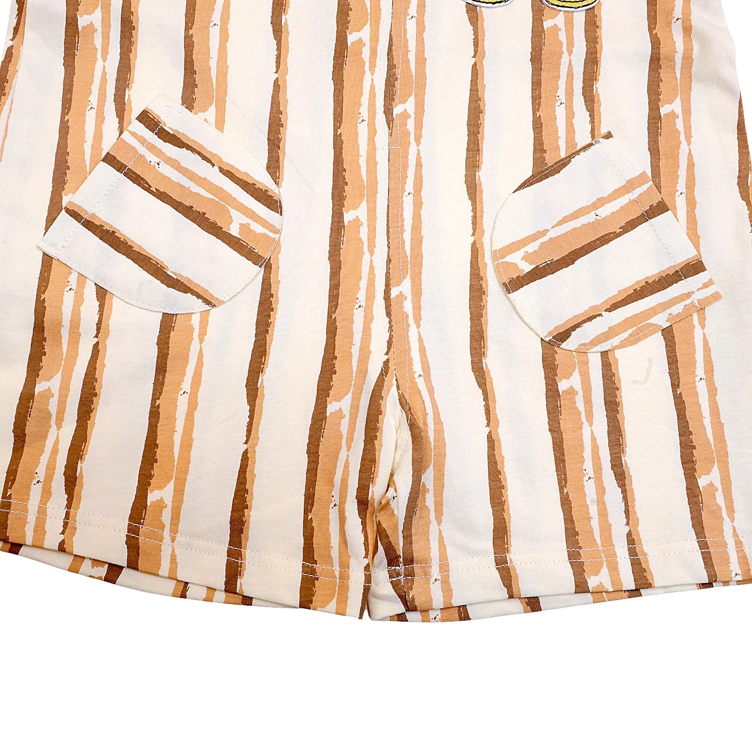 Baby Galis Suit with Striped Print