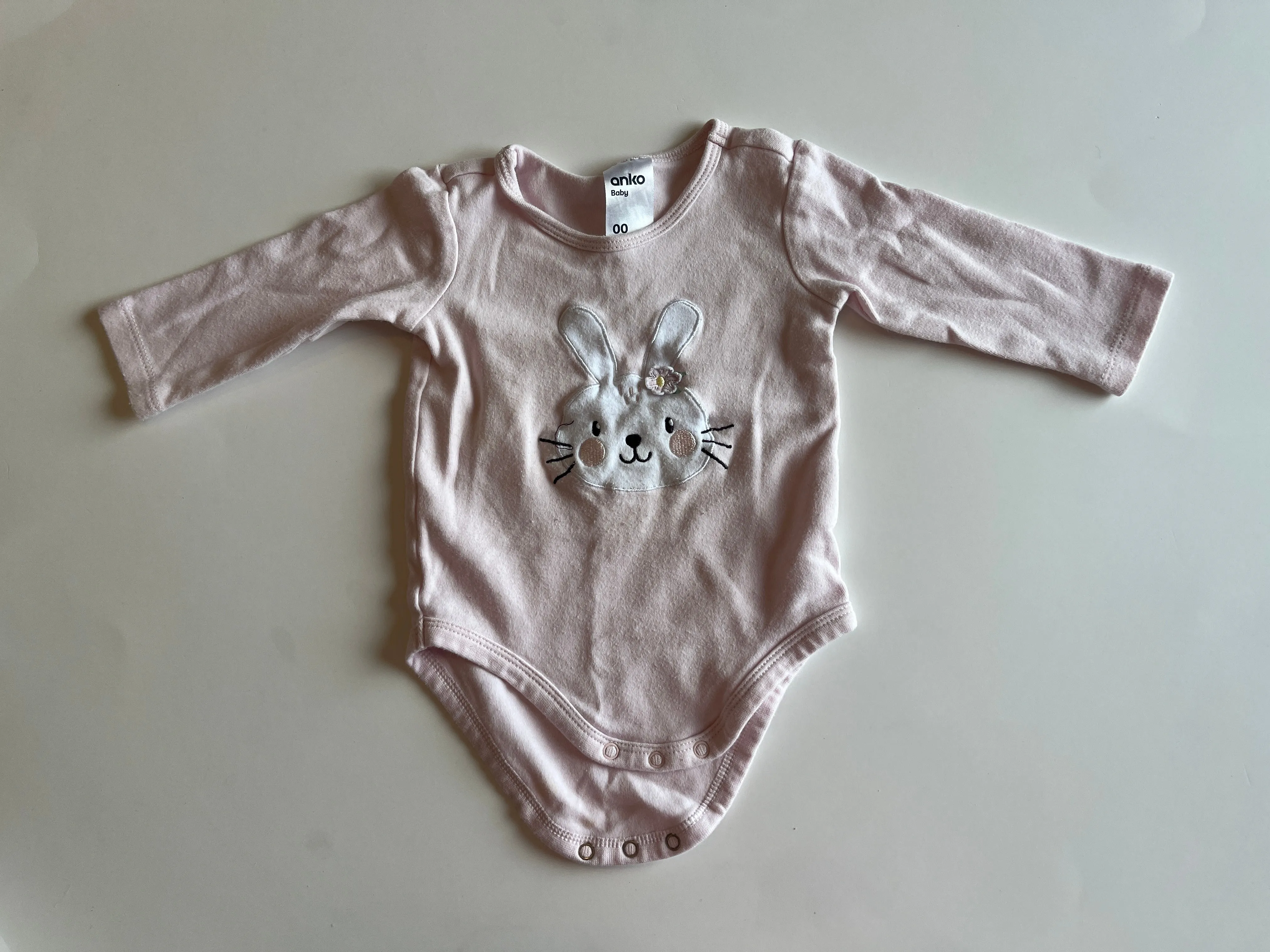 Baby Girl 3-6 Month Long Sleeved Onesies, Kids 3 Month (0-3M)