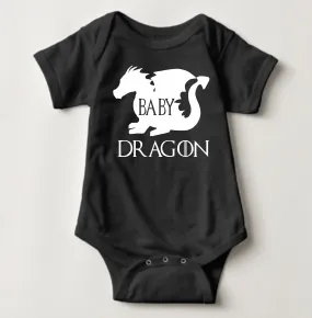 Baby GOT Collection Onesies - Baby Dragon (Black)