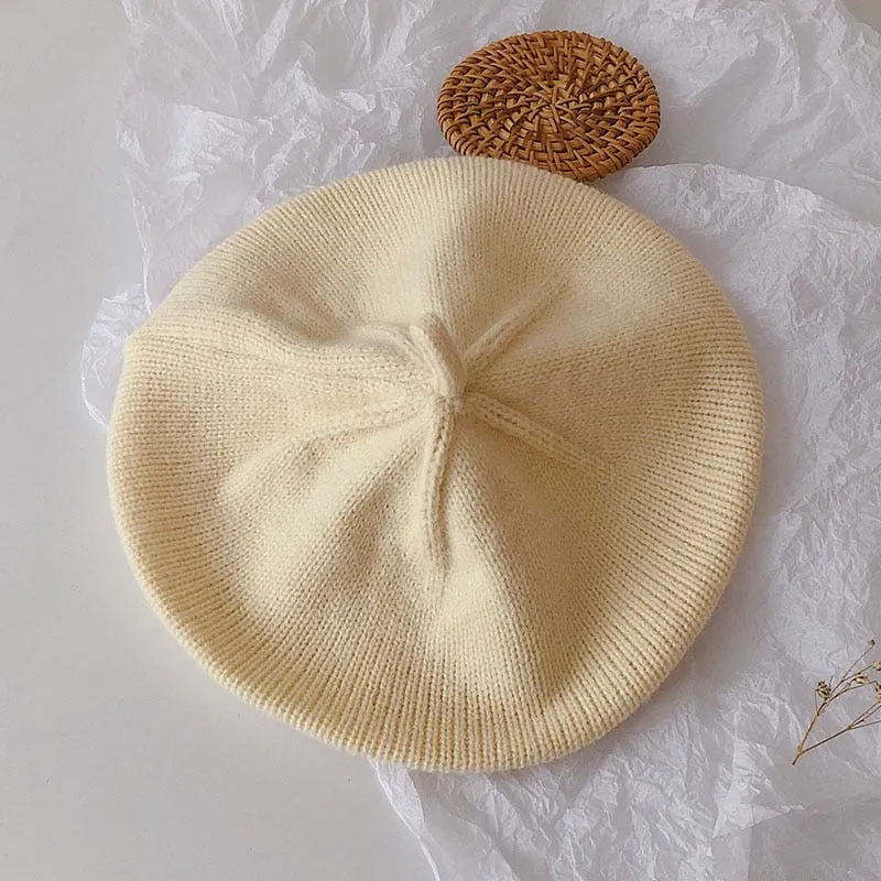 Baby/Kids Girls Warm Vintage Beret | Painter Cap