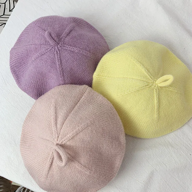 Baby/Kids Girls Warm Vintage Beret | Painter Cap