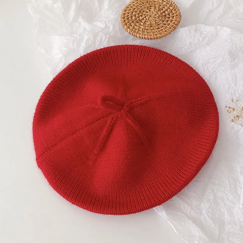 Baby/Kids Girls Warm Vintage Beret | Painter Cap