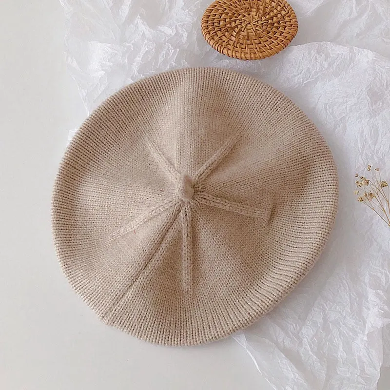 Baby/Kids Girls Warm Vintage Beret | Painter Cap