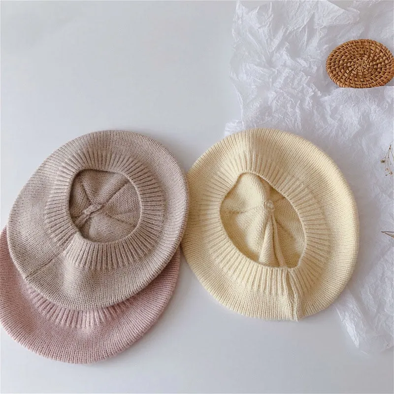 Baby/Kids Girls Warm Vintage Beret | Painter Cap