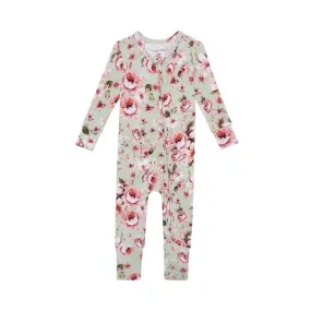 Bamboo Convertible Footie Romper - Millicent (Floral)