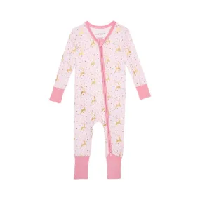Bamboo Convertible Footie Romper - Ryleigh (Reindeer)