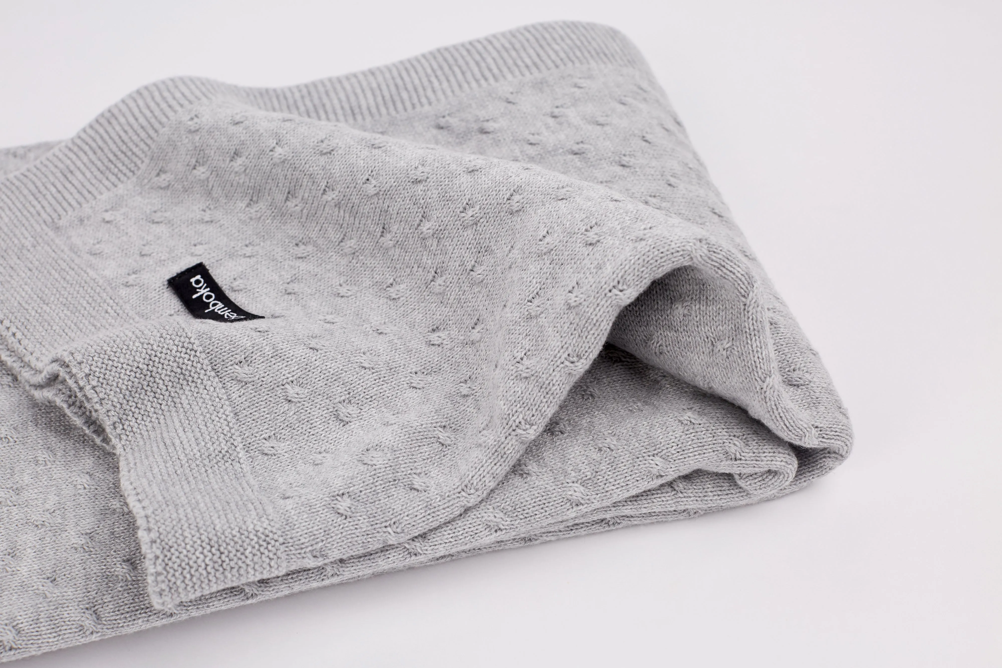 Bemboka Knot Cotton Baby Cot Blankets
