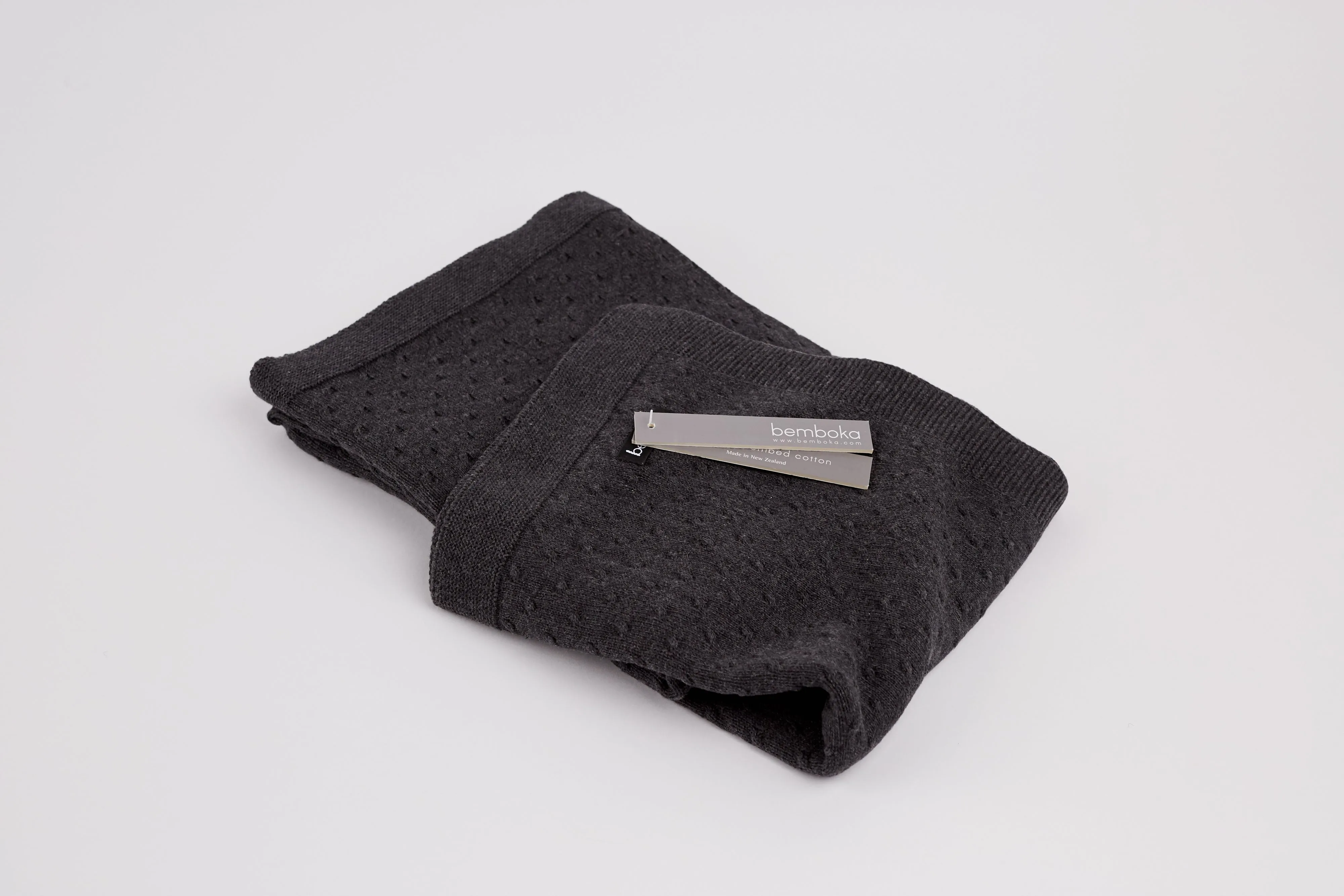 Bemboka Knot Cotton Baby Cot Blankets
