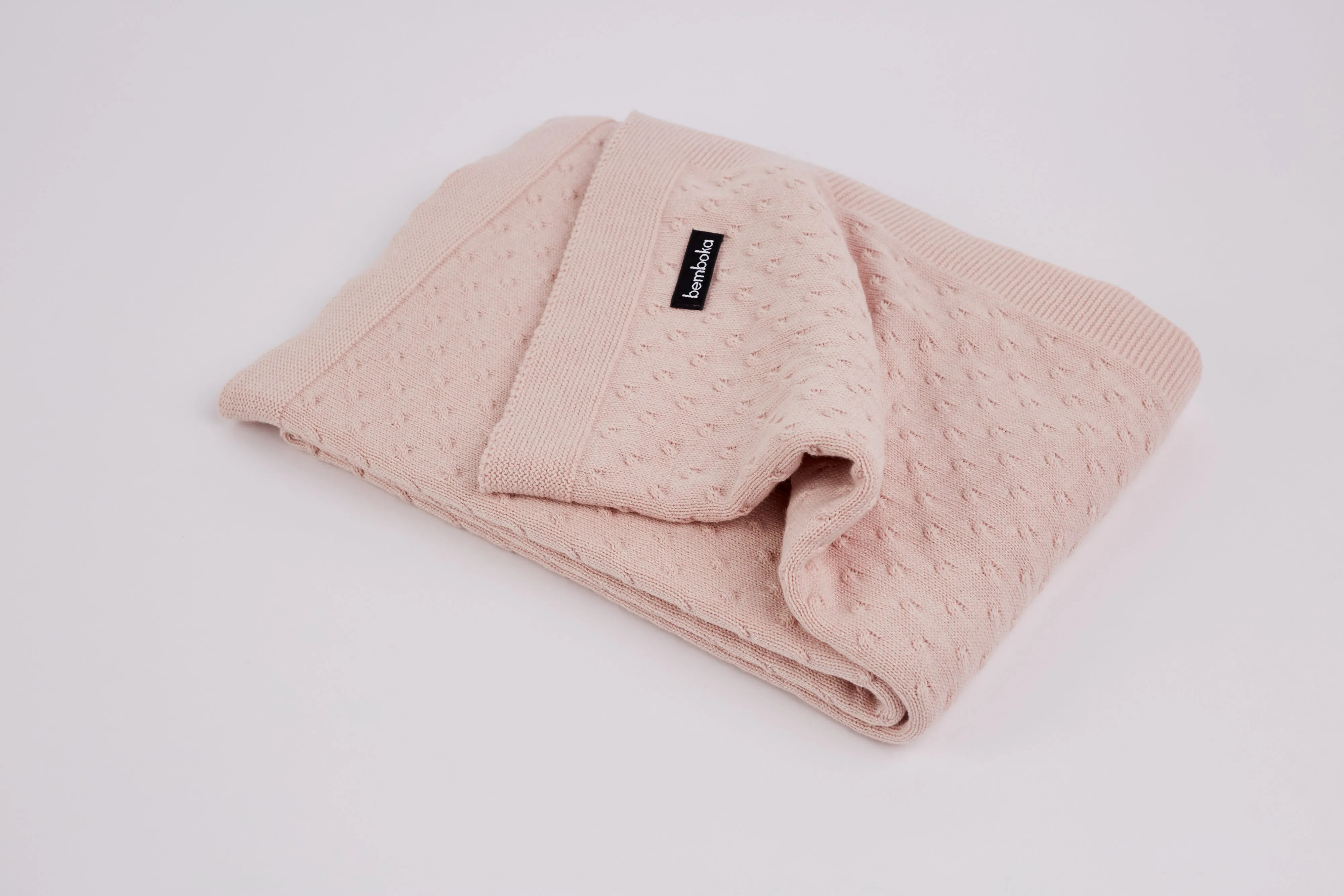 Bemboka Knot Cotton Baby Cot Blankets