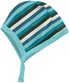 Boy's Print Bamboo Aviator Hat - Ice Multi Stripe