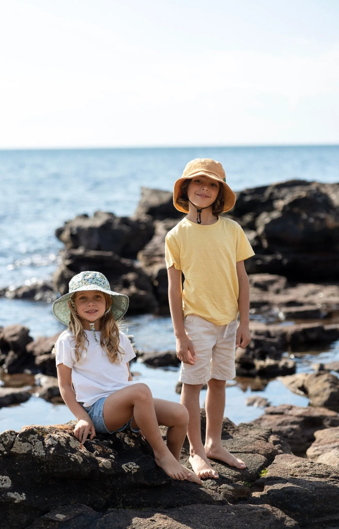 Caramel Terry Towelling Bucket Hat