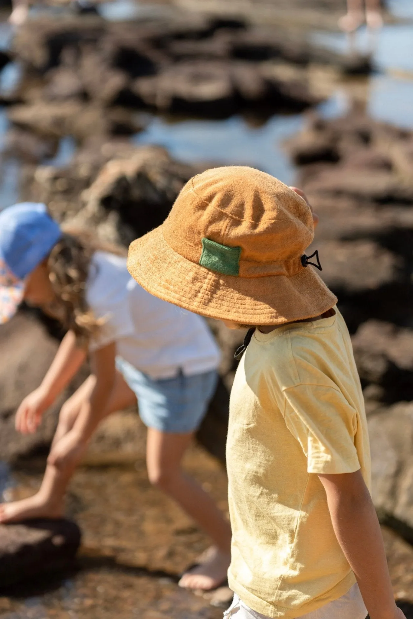 Caramel Terry Towelling Bucket Hat