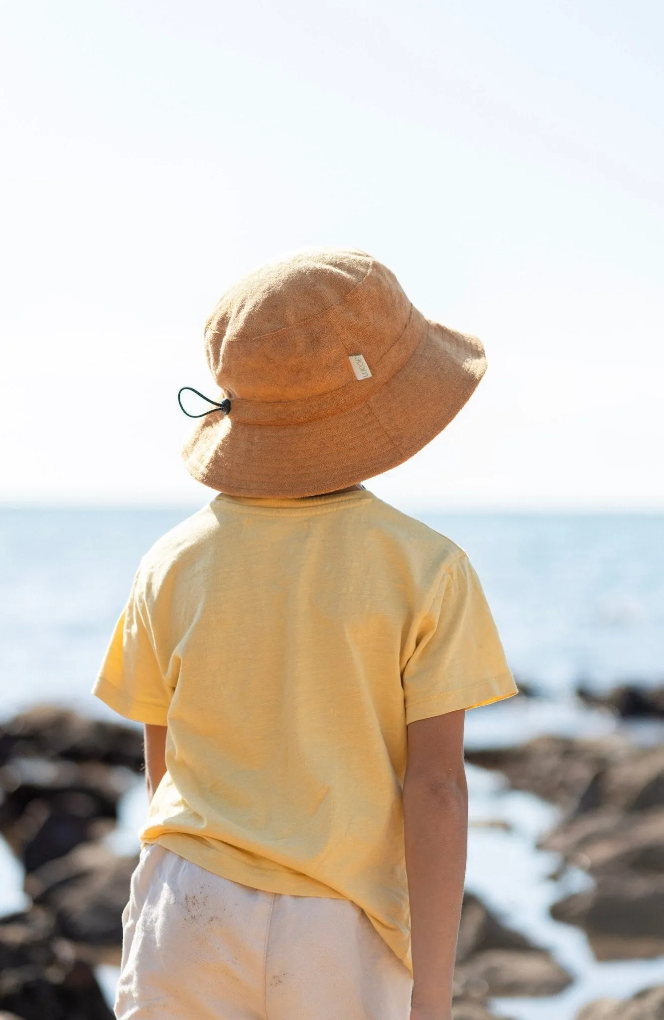 Caramel Terry Towelling Bucket Hat
