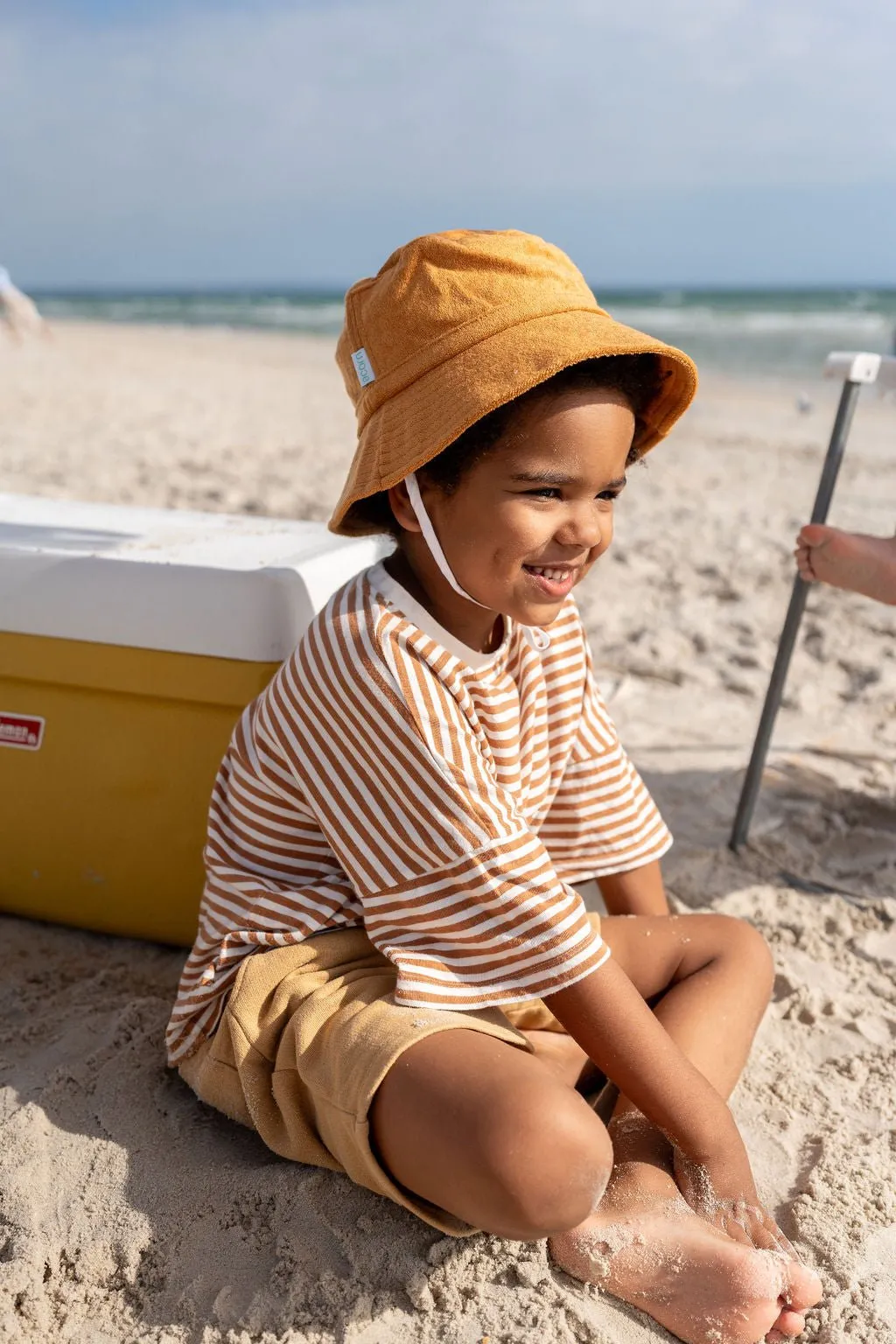 Caramel Terry Towelling Bucket Hat
