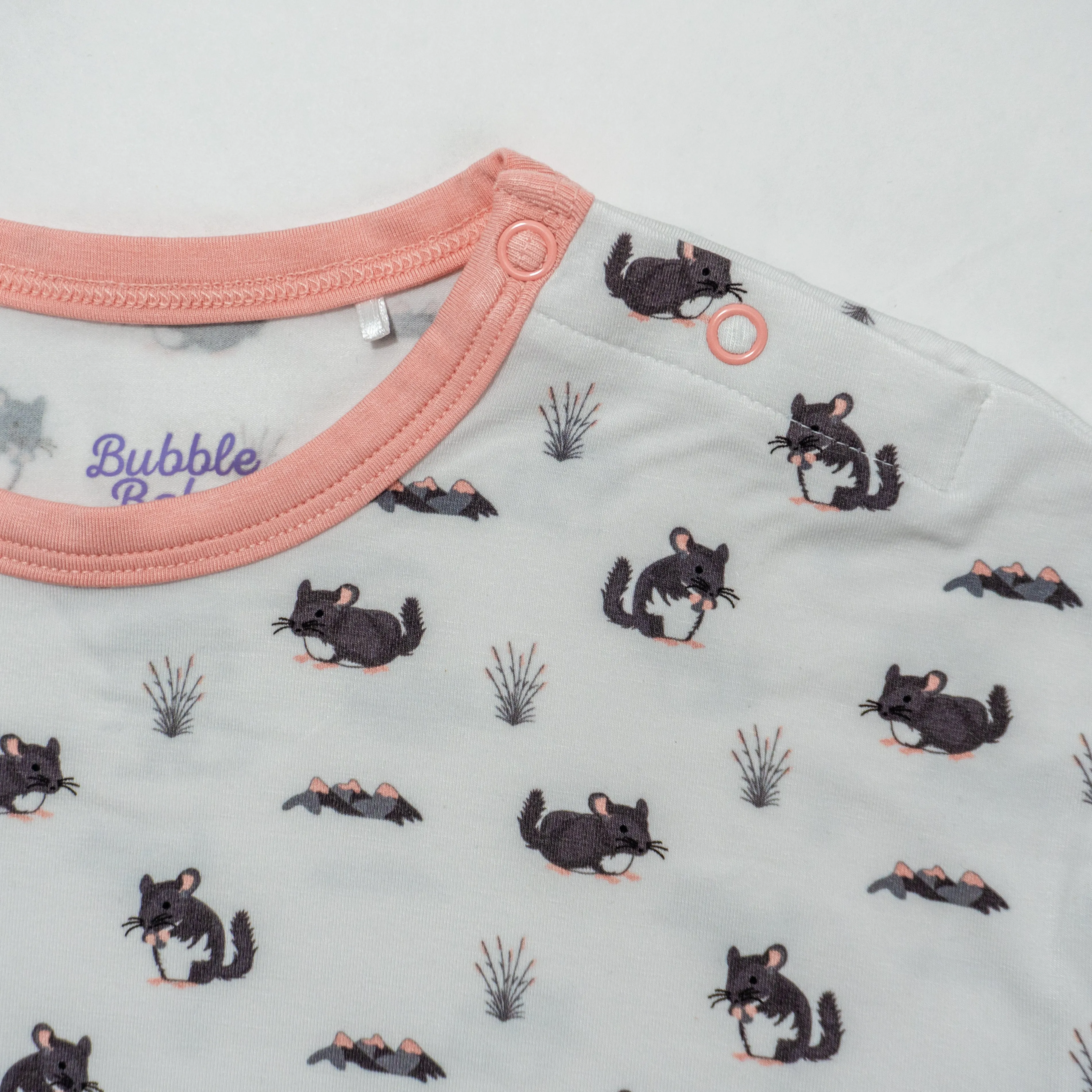 Chinchilla | Short Sleeve Bubble Romper
