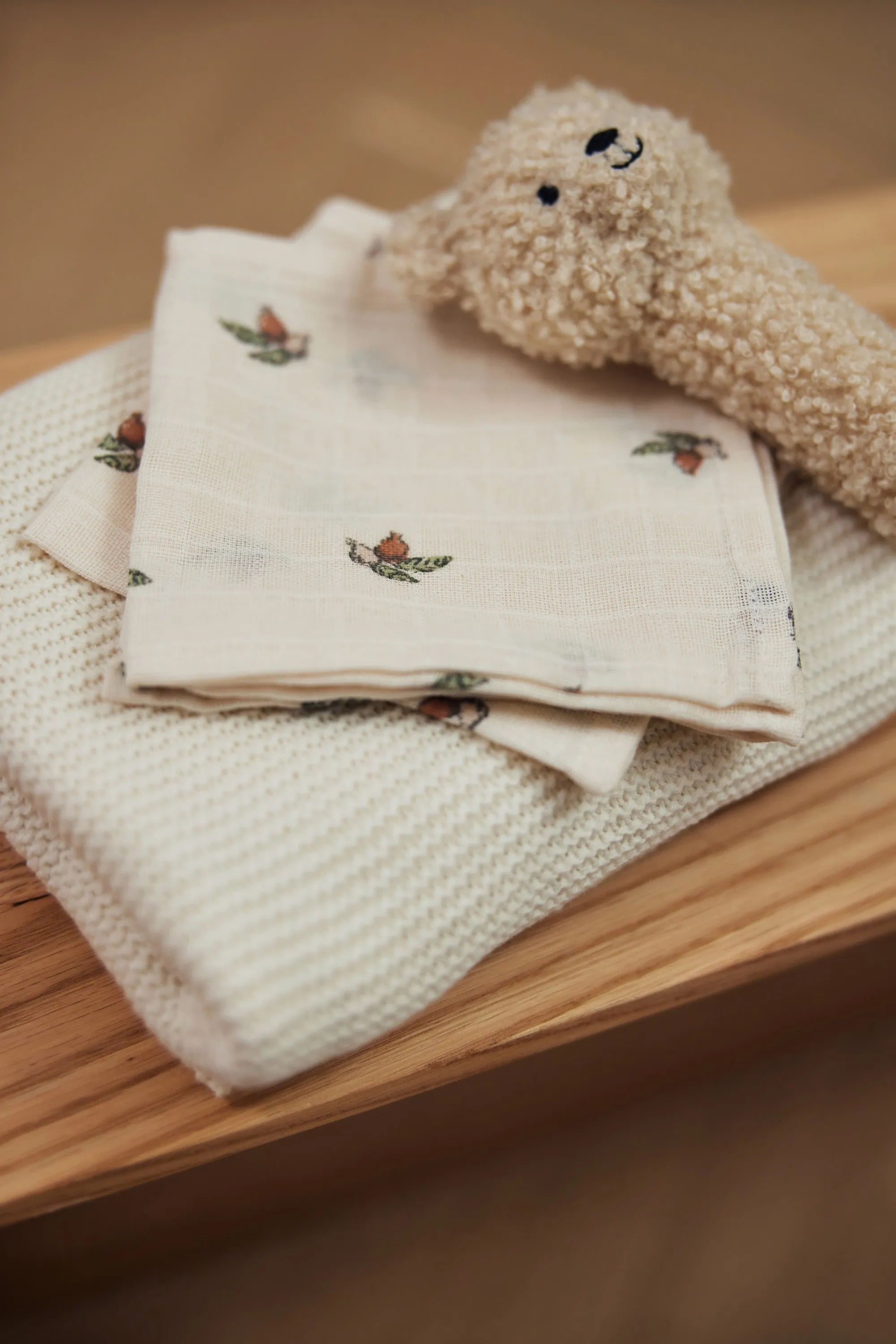 Cloth Muslin 70x70cm - Rosehip - 3 Pack