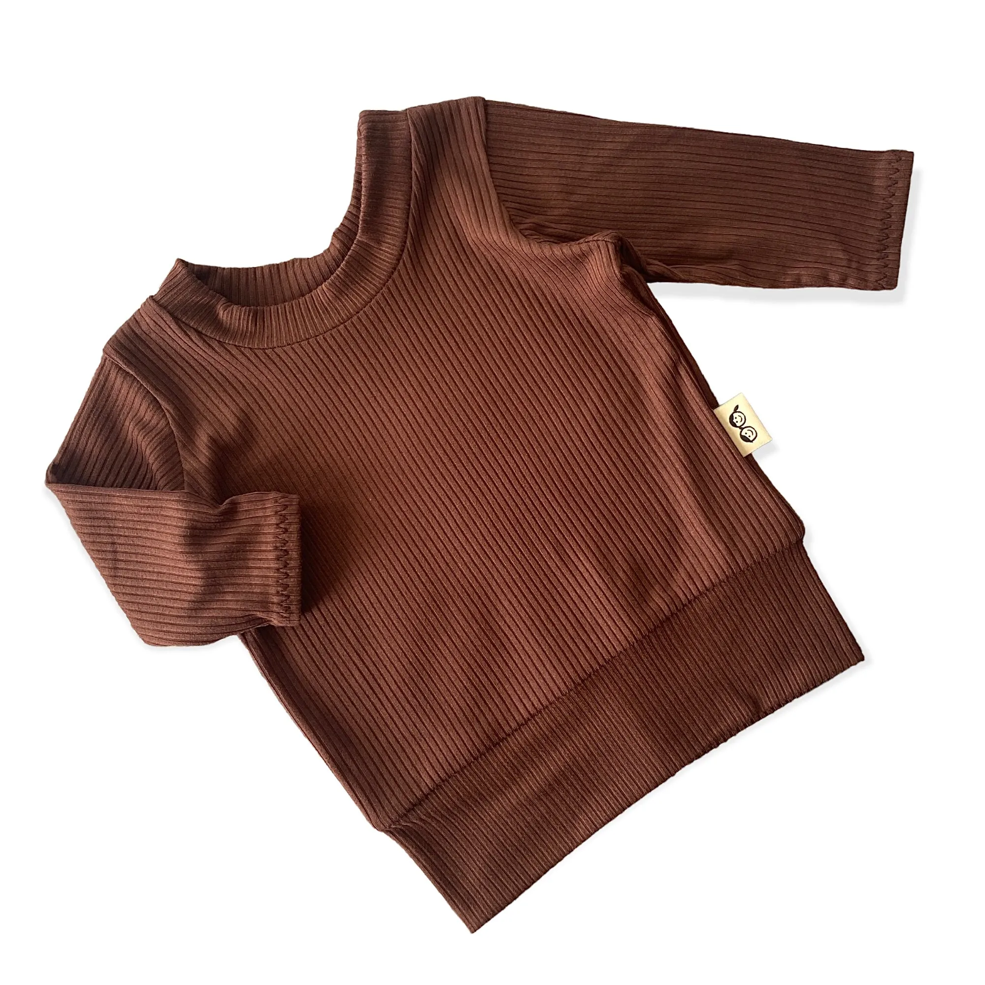 Cocoa Ribbed Lounge Set