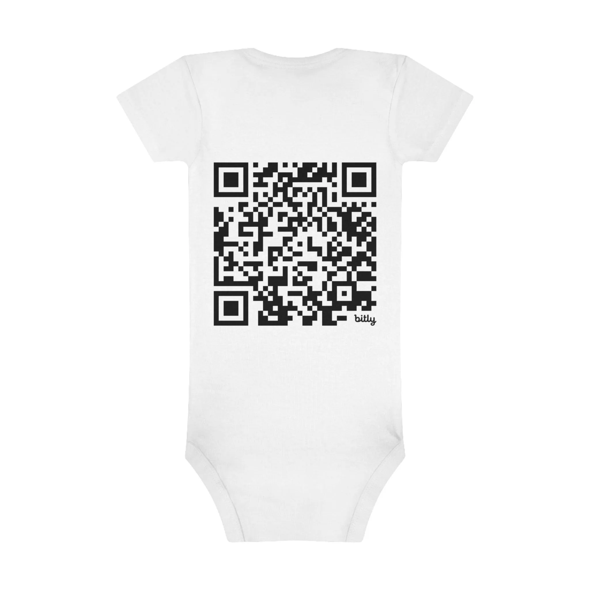 Comfy QR Code Onesie® Organic Baby Bodysuit