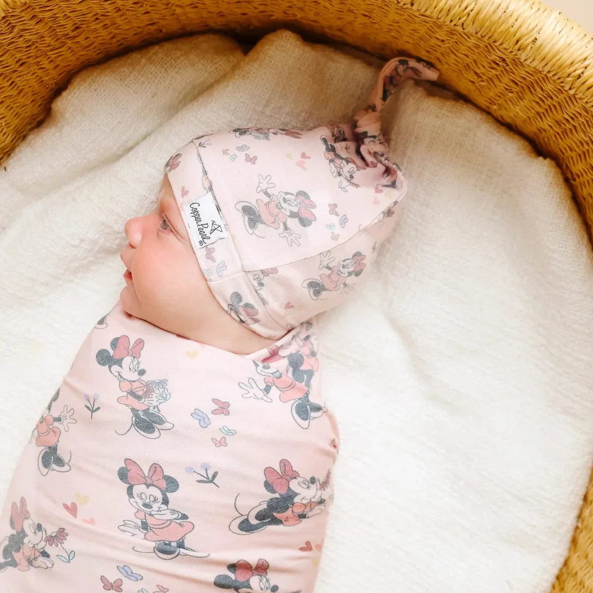 Copper Pearl | Top Knot Hat - Minnie Mouse