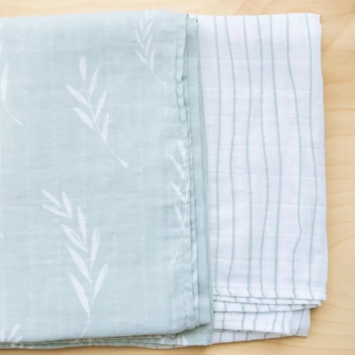 COTTON MUSLIN 2-PACK SWADDLES