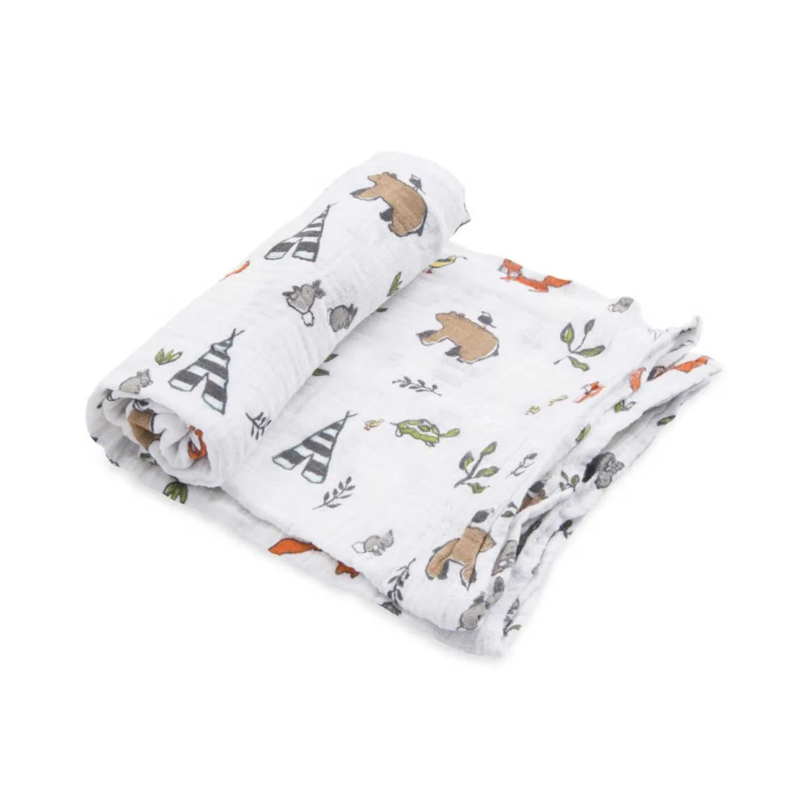 Cotton Muslin Swaddle – Forest Friends