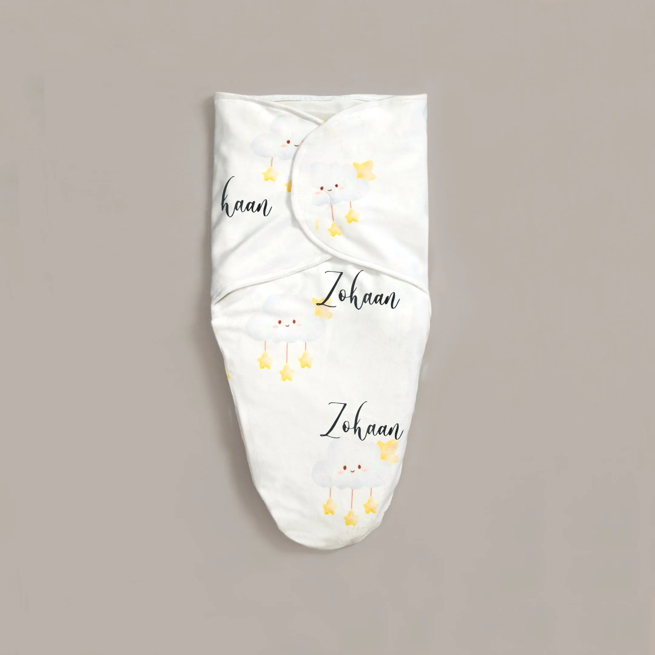 Customized Fleece Printed Baby Swaddle