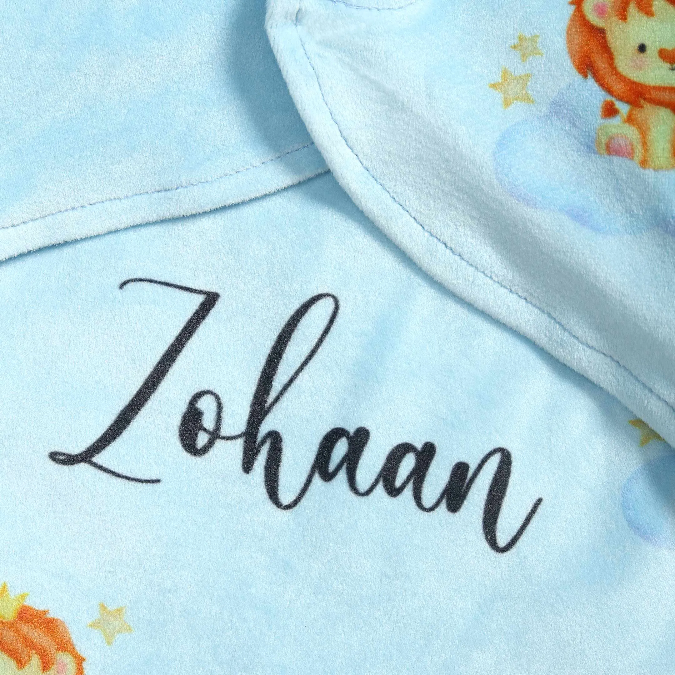 Customized Fleece Printed Baby Swaddle