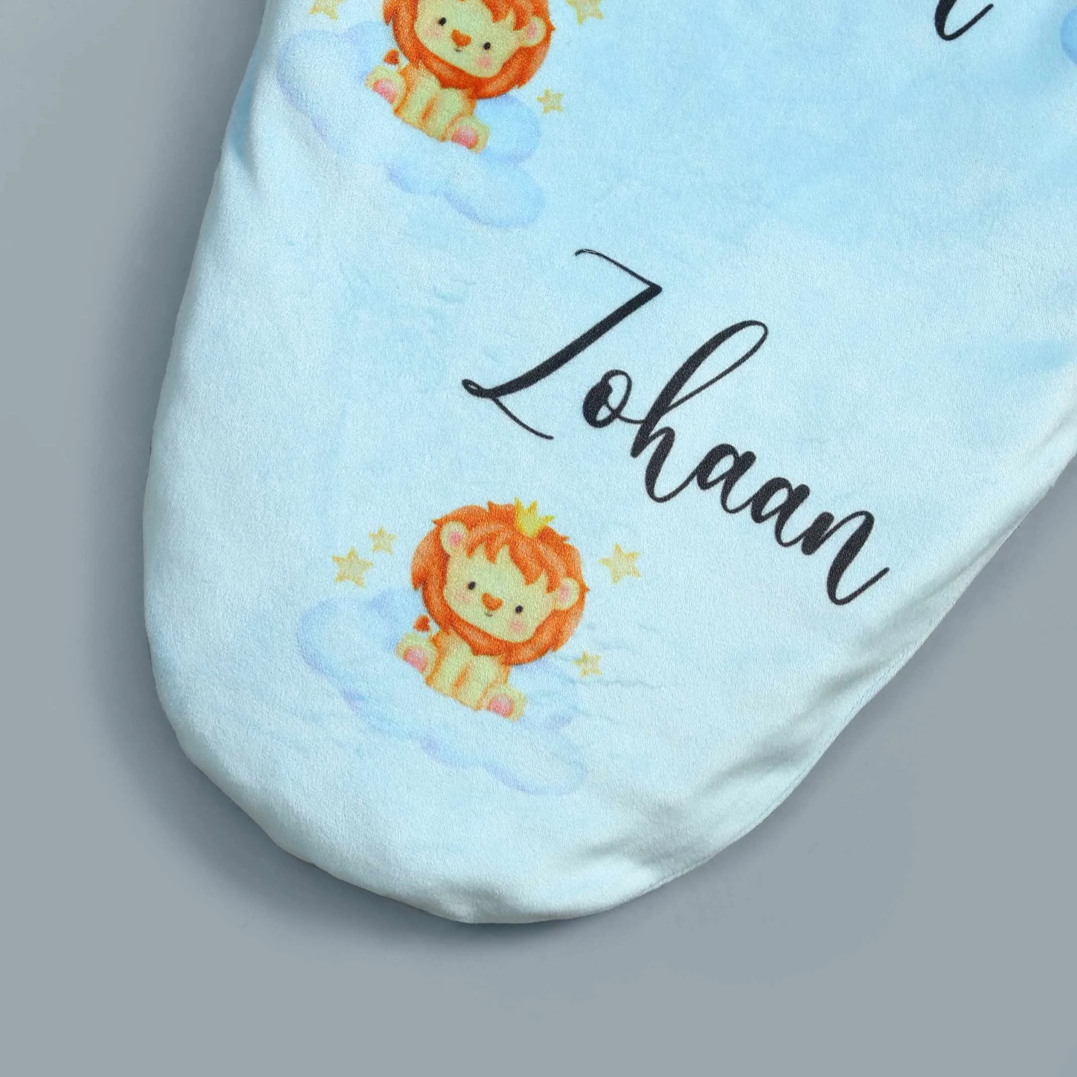 Customized Fleece Printed Baby Swaddle