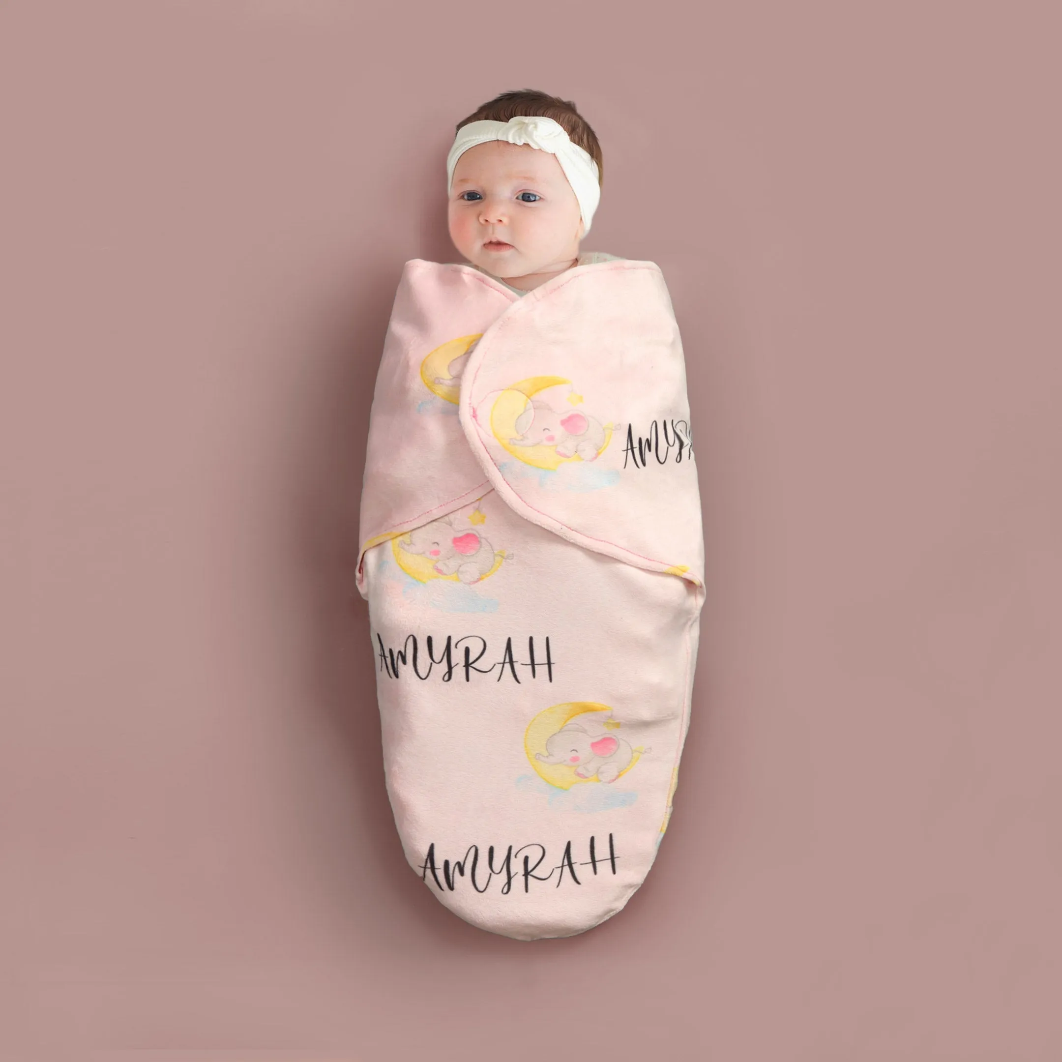 Customized Fleece Printed Baby Swaddle