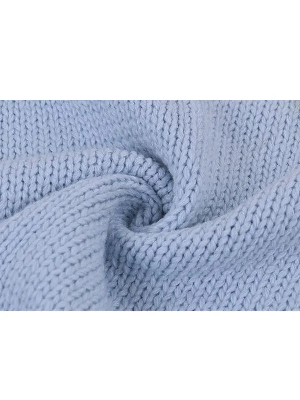 Cute 3D Unicorn Pattern Knitted Accessory Baby Blanket Northern European Scheme