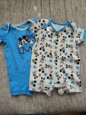 Disney baby 6 month mickey mouse onesies, Kids 6 Month (3-6M)